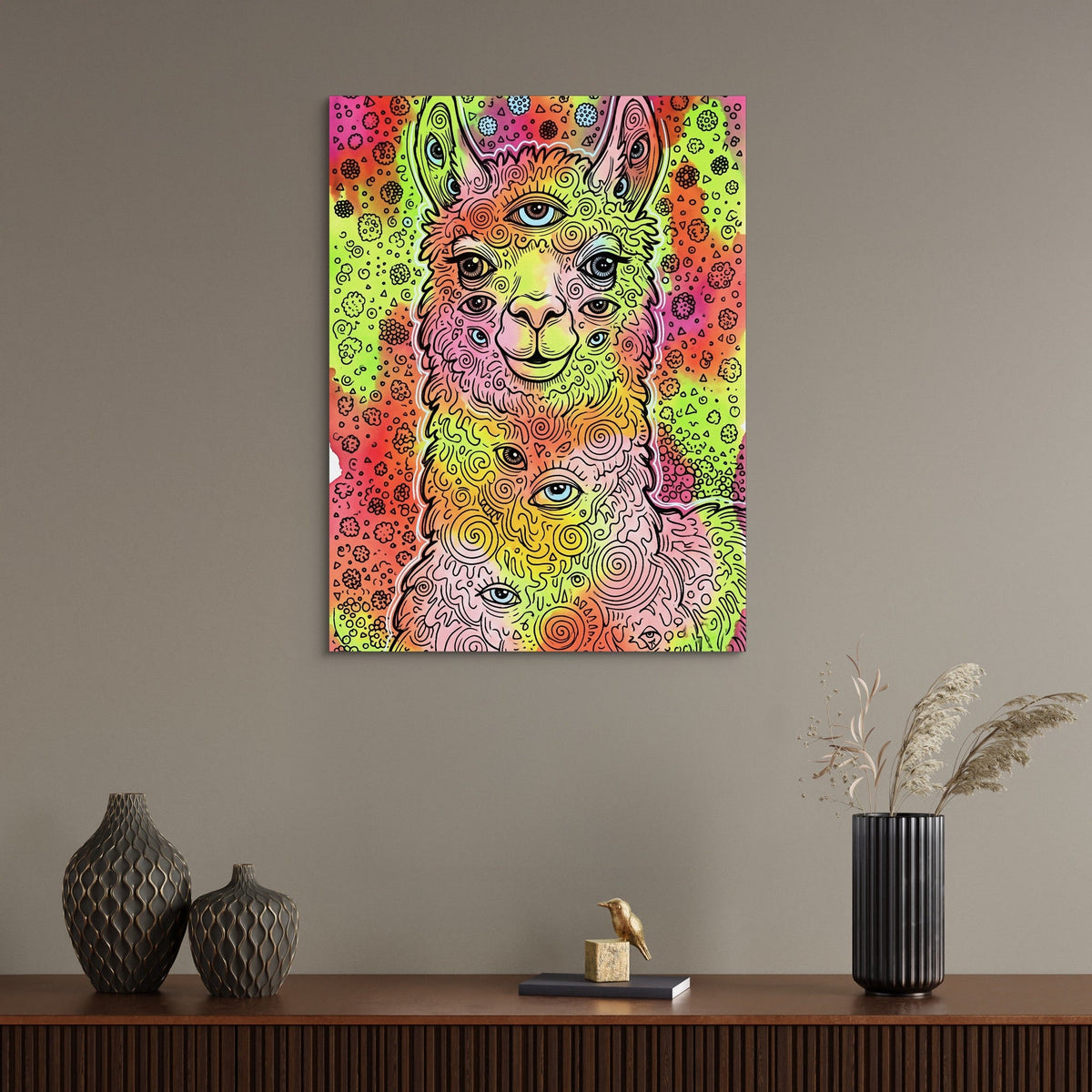 Llama Multivision - Luxury Wall Art