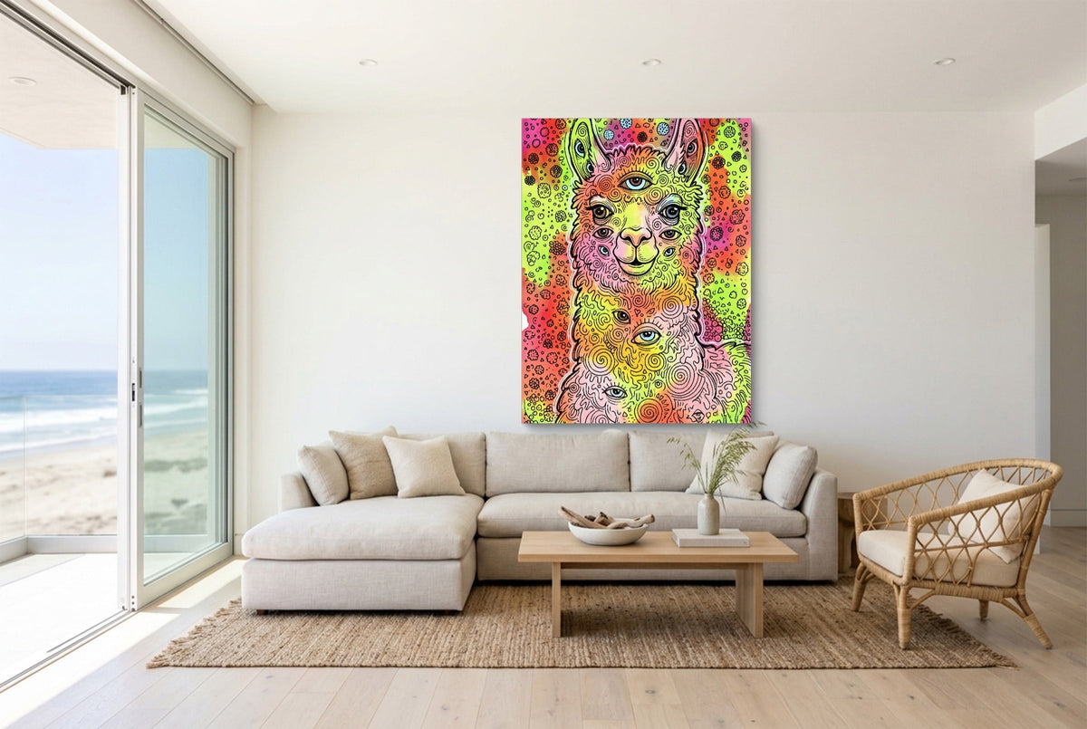 Llama Multivision - Luxury Wall Art
