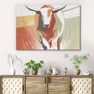 Longhorn Desert Crossing - Luxury Wall Art