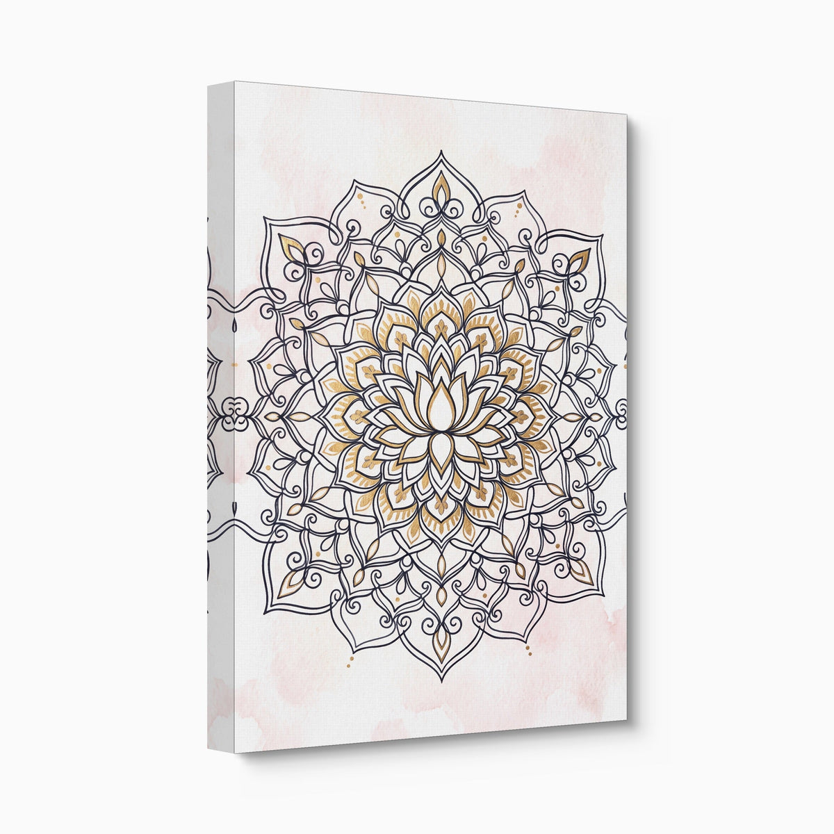 Lotus Mandala Blush - Luxury Wall Art