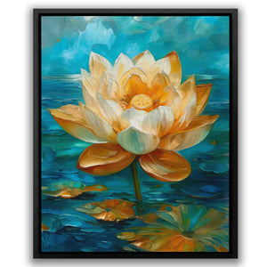 Lotus on the Lake - Luxury Wall Art