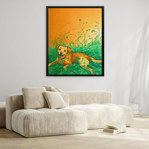 Lucky Dog - Luxury Wall Art