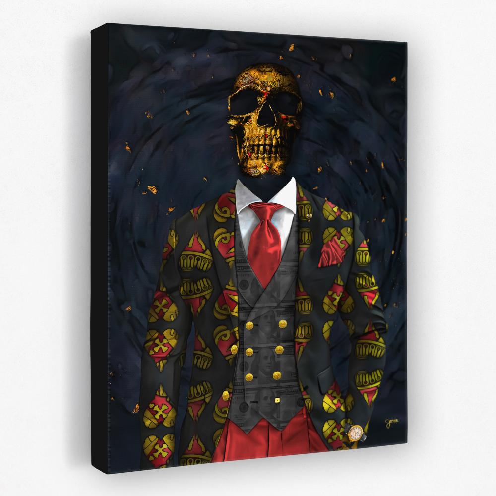 Lucky Skull - Luxury Wall Art