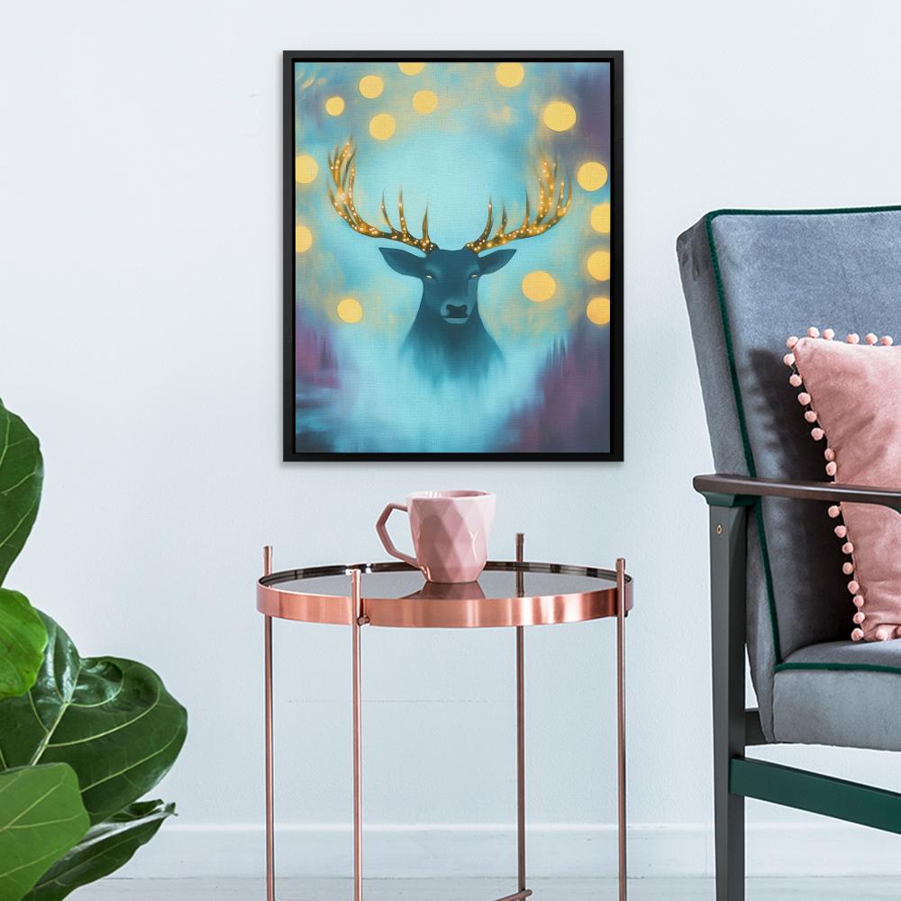 Luminary Stag - Luxury Wall Art