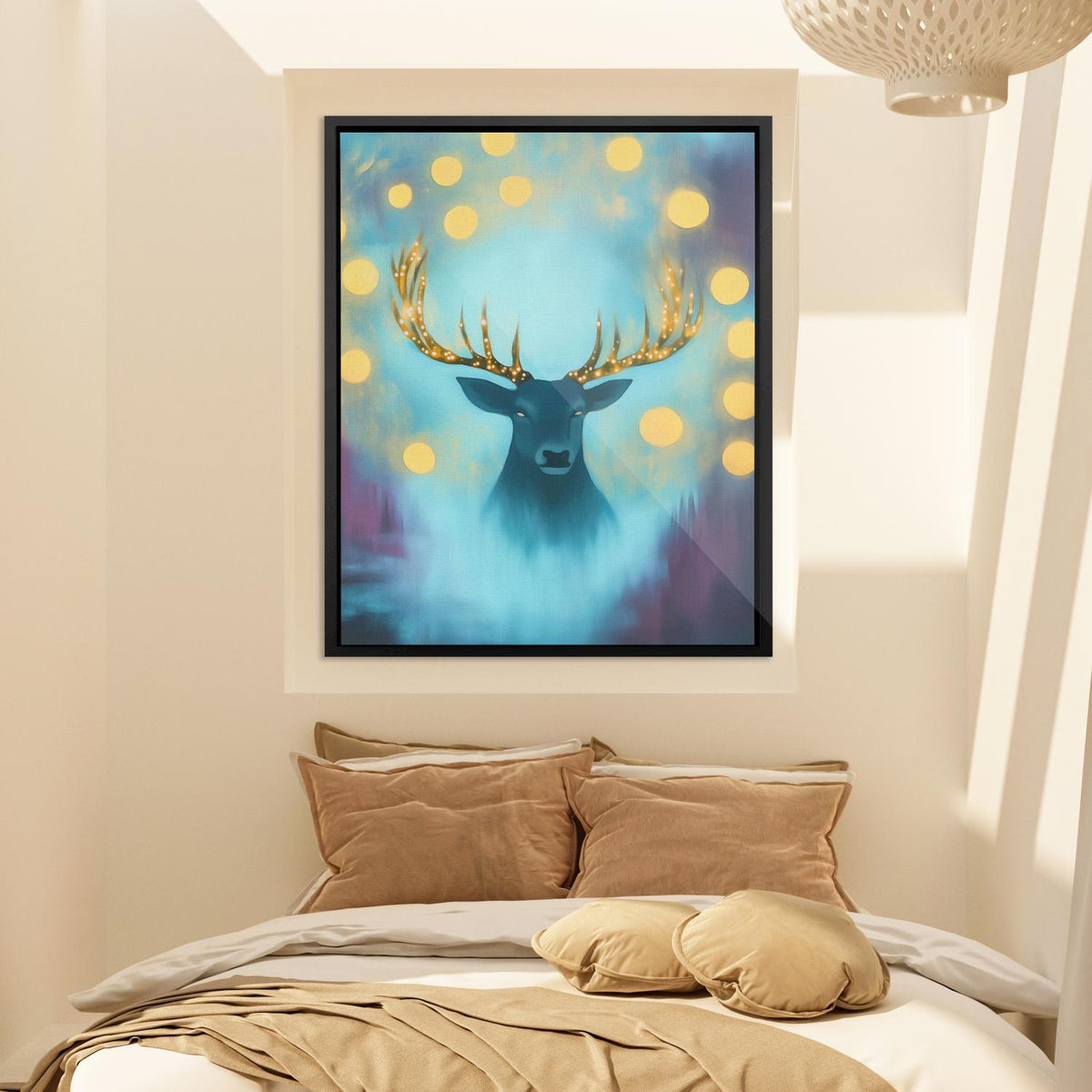 Luminary Stag - Luxury Wall Art