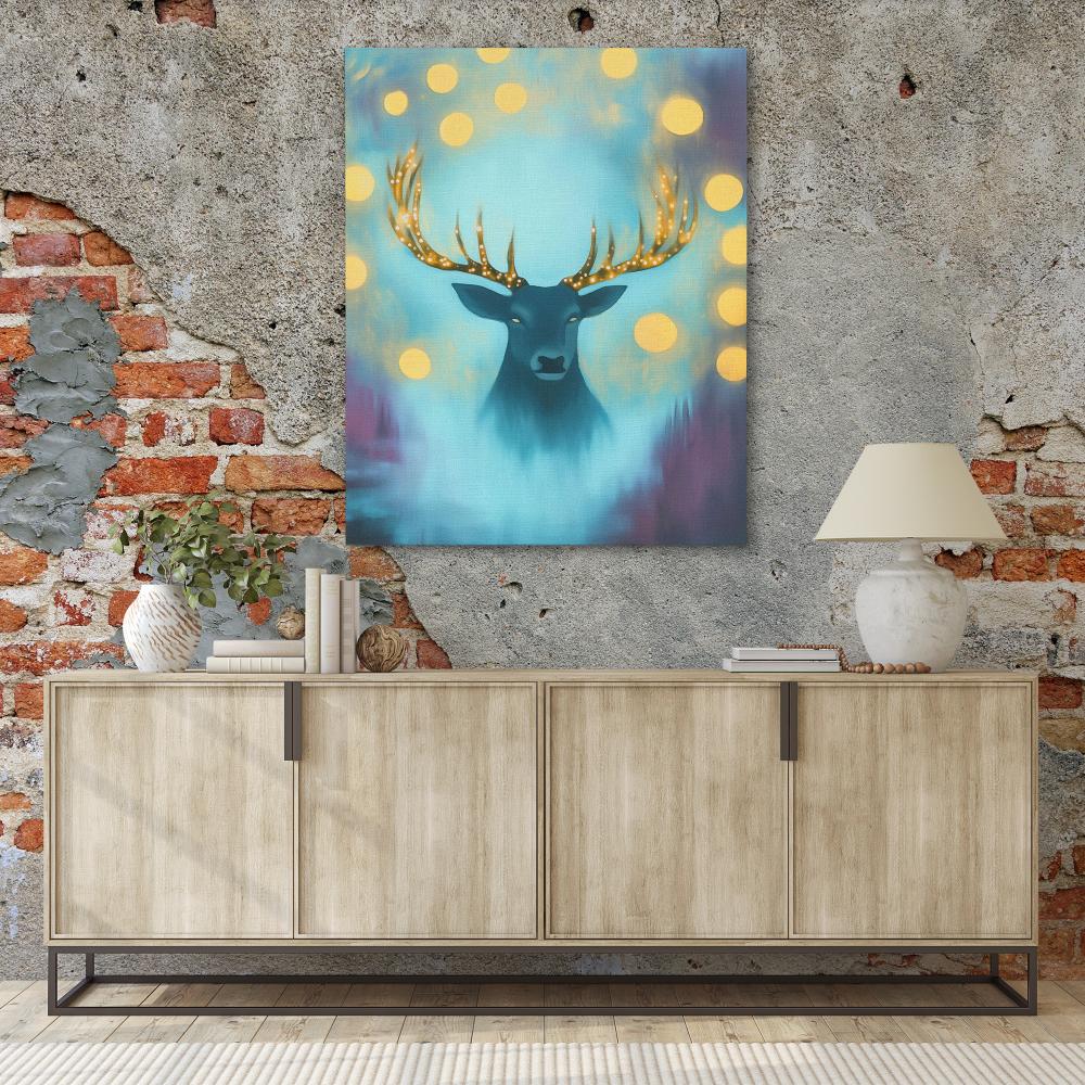 Luminary Stag - Luxury Wall Art