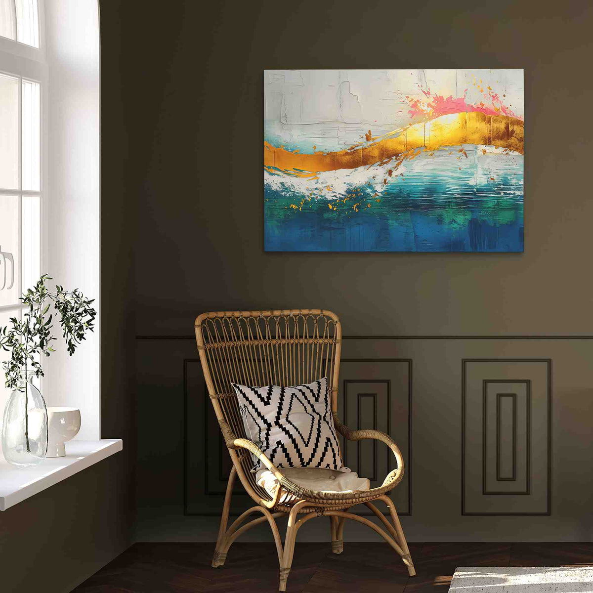 Luminous Wave - Luxury Wall Art