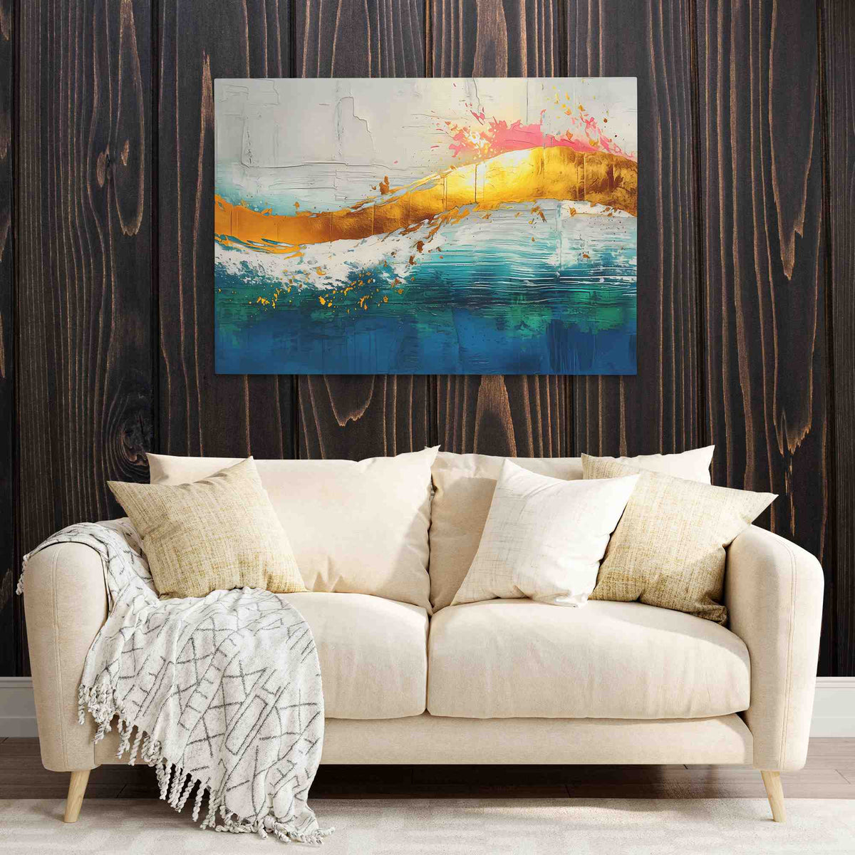 Luminous Wave - Luxury Wall Art