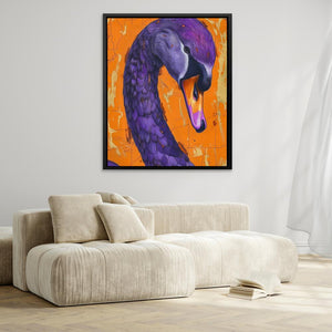 Lunar Swan - Luxury Wall Art