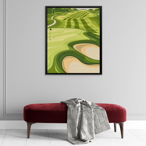 Lush Green Fairways - Luxury Wall Art