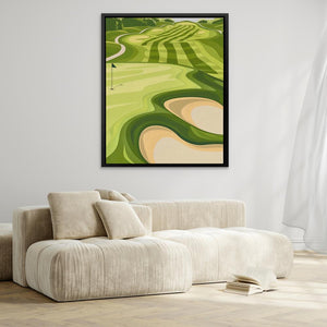 Lush Green Fairways - Luxury Wall Art