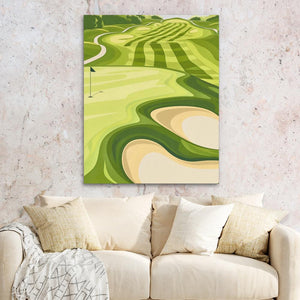 Lush Green Fairways - Luxury Wall Art