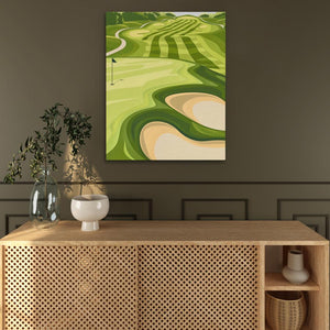 Lush Green Fairways - Luxury Wall Art