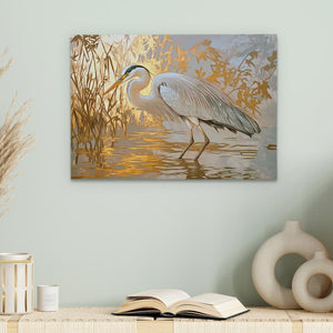 Luxurious Heron - Luxury Wall Art