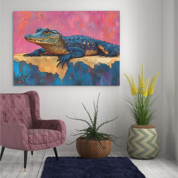 Luxury Crocodile in a room