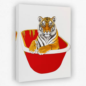 Luxury Tiger Bath - Luxury Wall Art