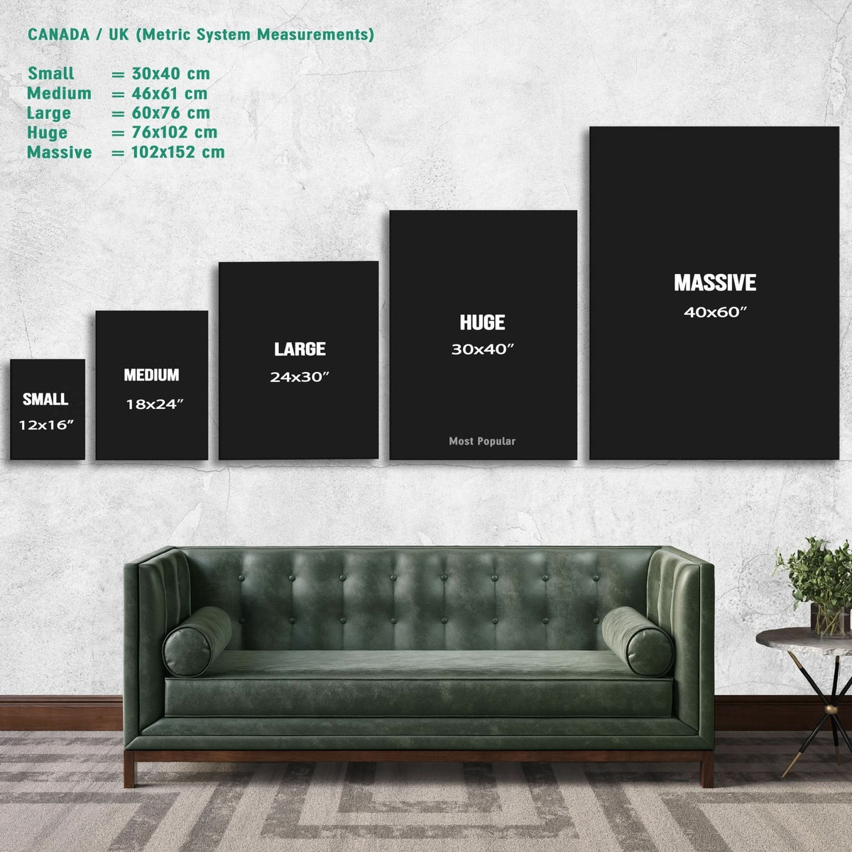 You Are My Sunshine — size guide (portrait)