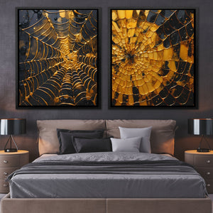 Luxury Webs (2) Set - Luxury Wall Art