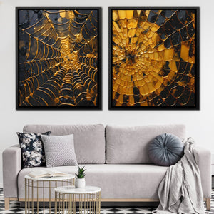 Luxury Webs (2) Set - Luxury Wall Art