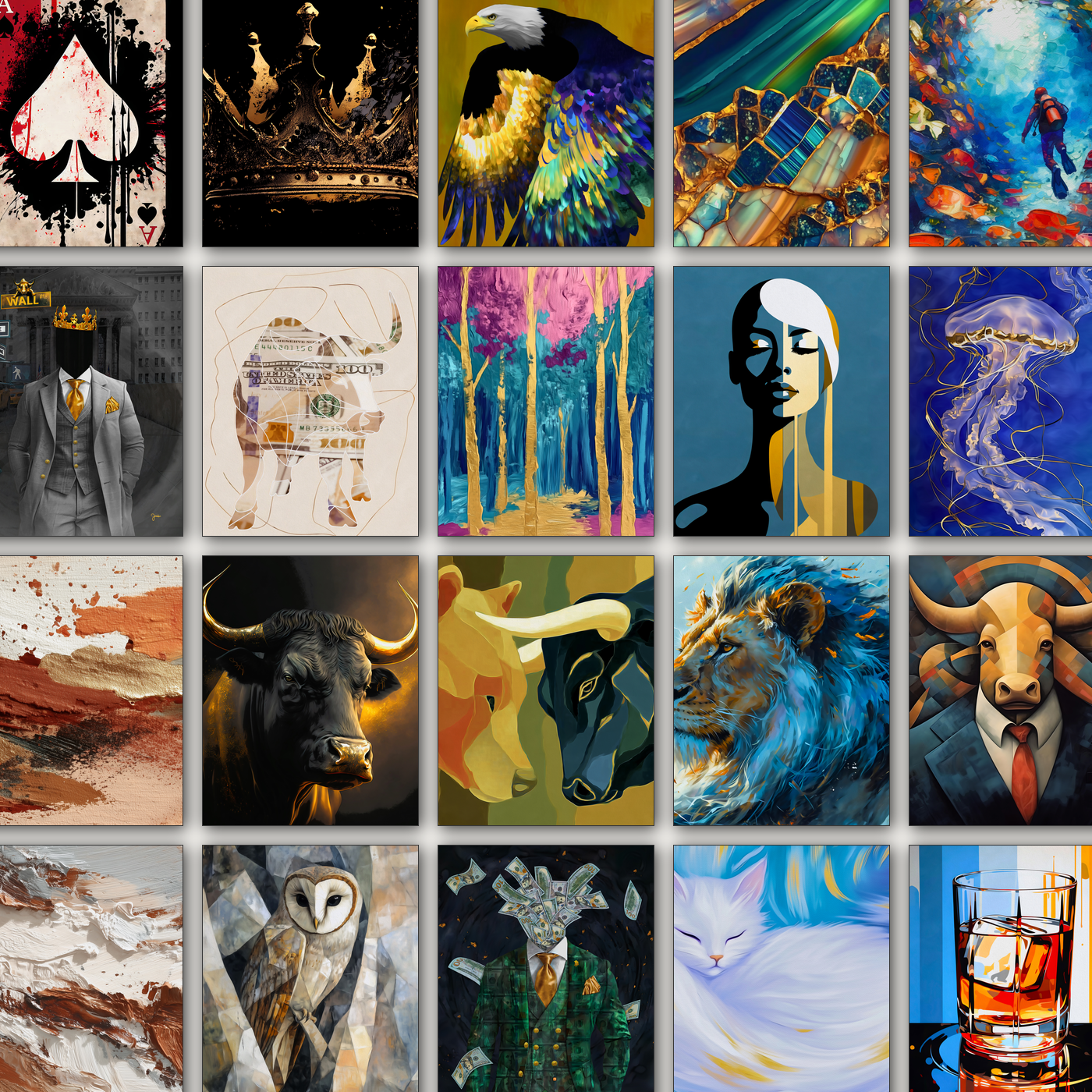 Popular luxury canvas wall art collection