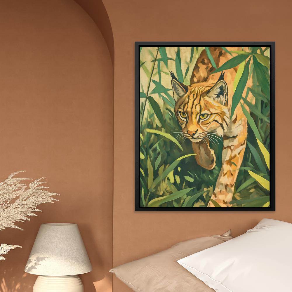Lynx Jungle Stalker - Luxury Wall Art