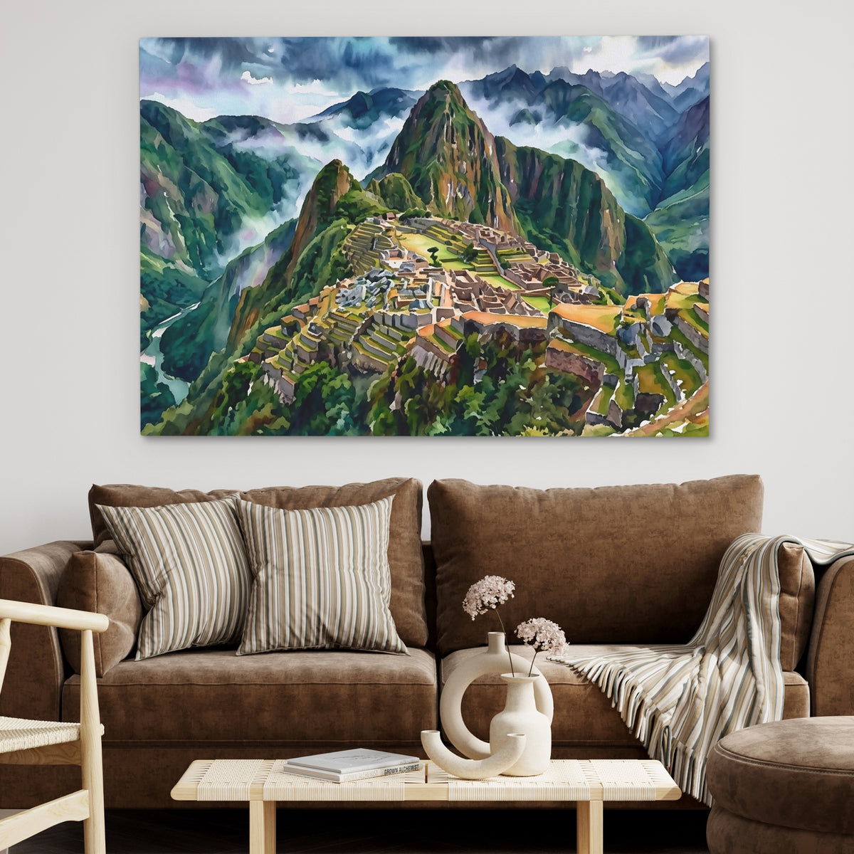 Machu Picchu Mist — Machu Picchu Mist Brown Couch 7