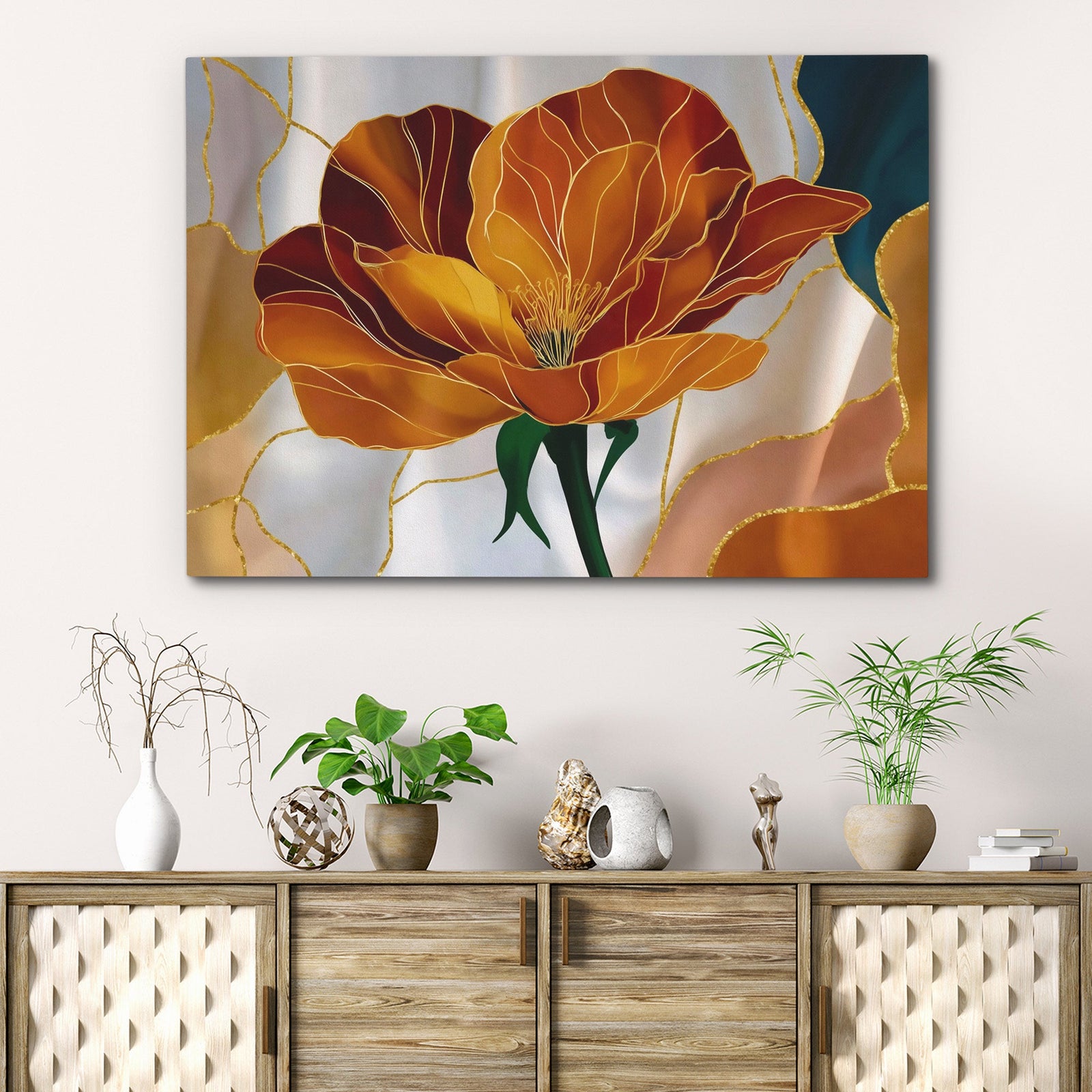 Magnolias Golden Glow - Luxury Wall Art