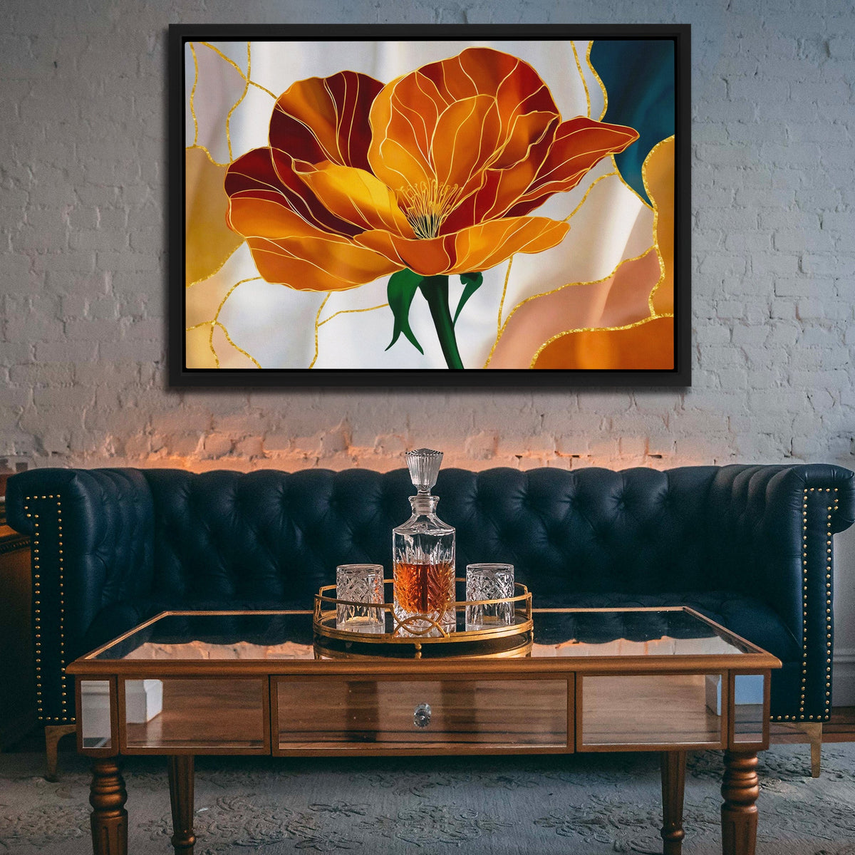 Magnolias Golden Glow - Luxury Wall Art