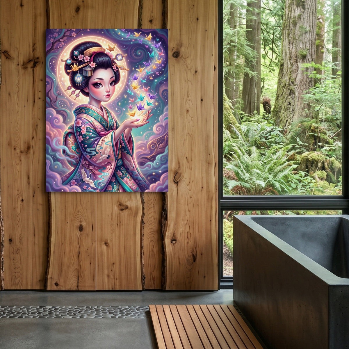 Maiden's Crane Flight - Luxury Wall Art