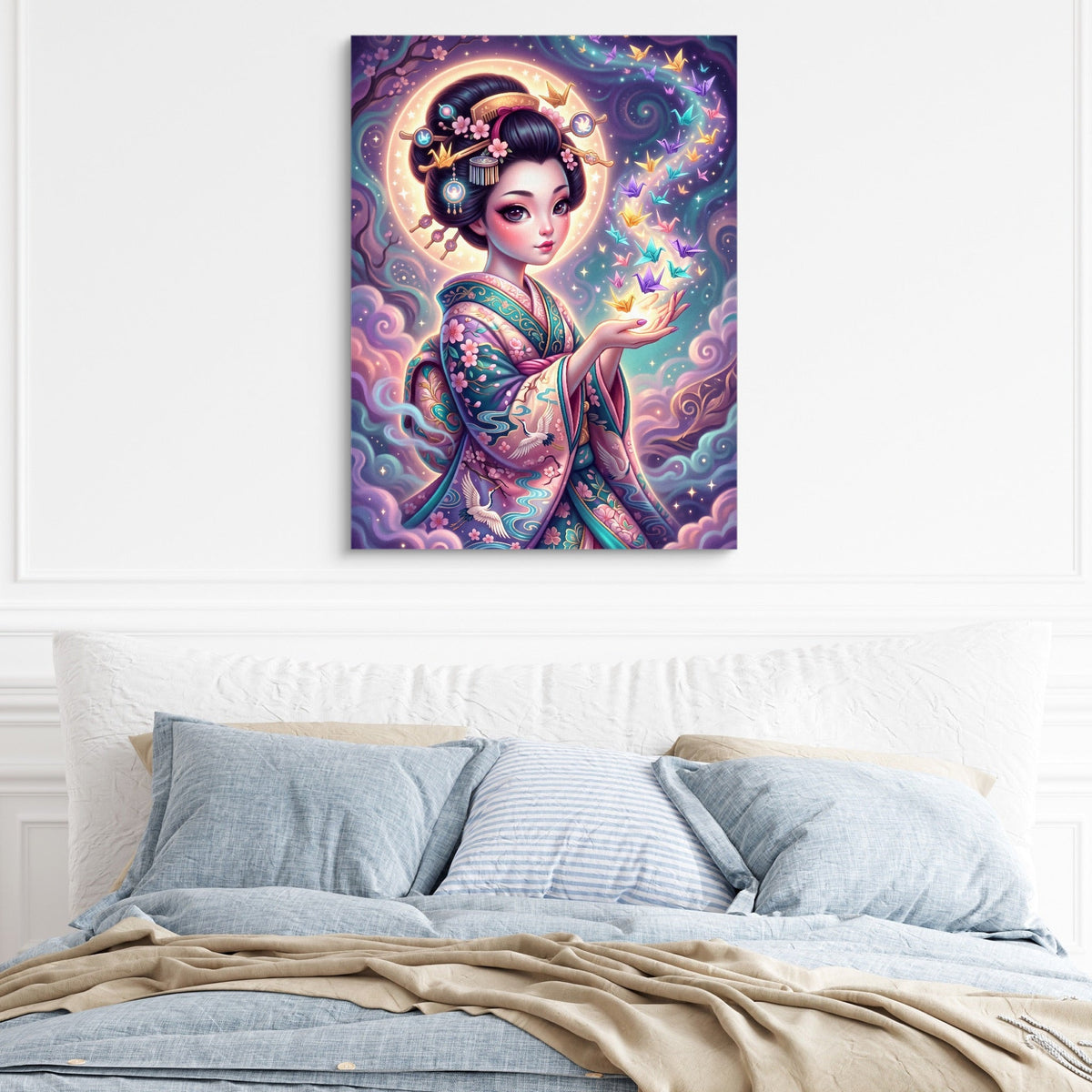 Maiden's Crane Flight - Luxury Wall Art