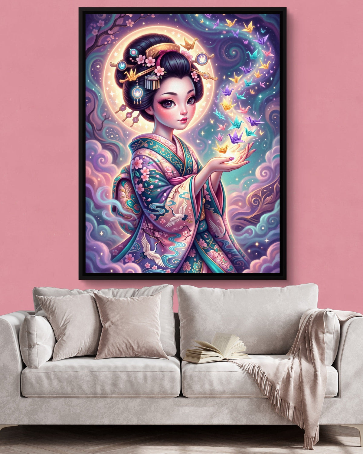 Maiden's Crane Flight - Luxury Wall Art