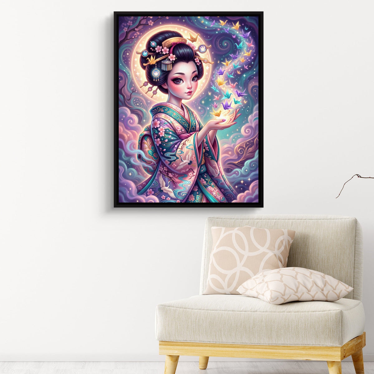 Maiden's Crane Flight - Luxury Wall Art
