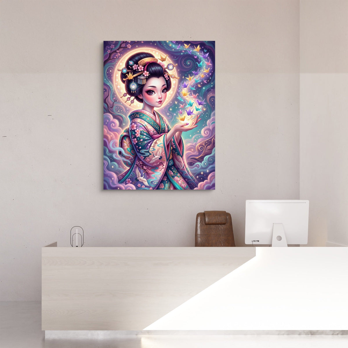 Maiden's Crane Flight - Luxury Wall Art