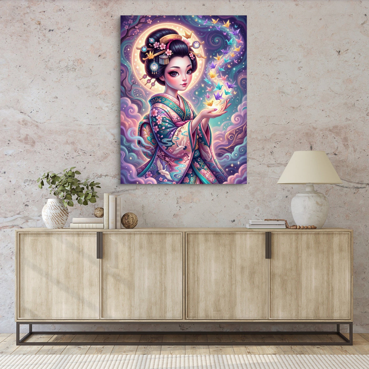 Maiden's Crane Flight - Luxury Wall Art