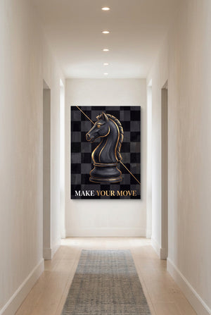 Make Your Move — make your move p long hallway with carpet 1port flush print