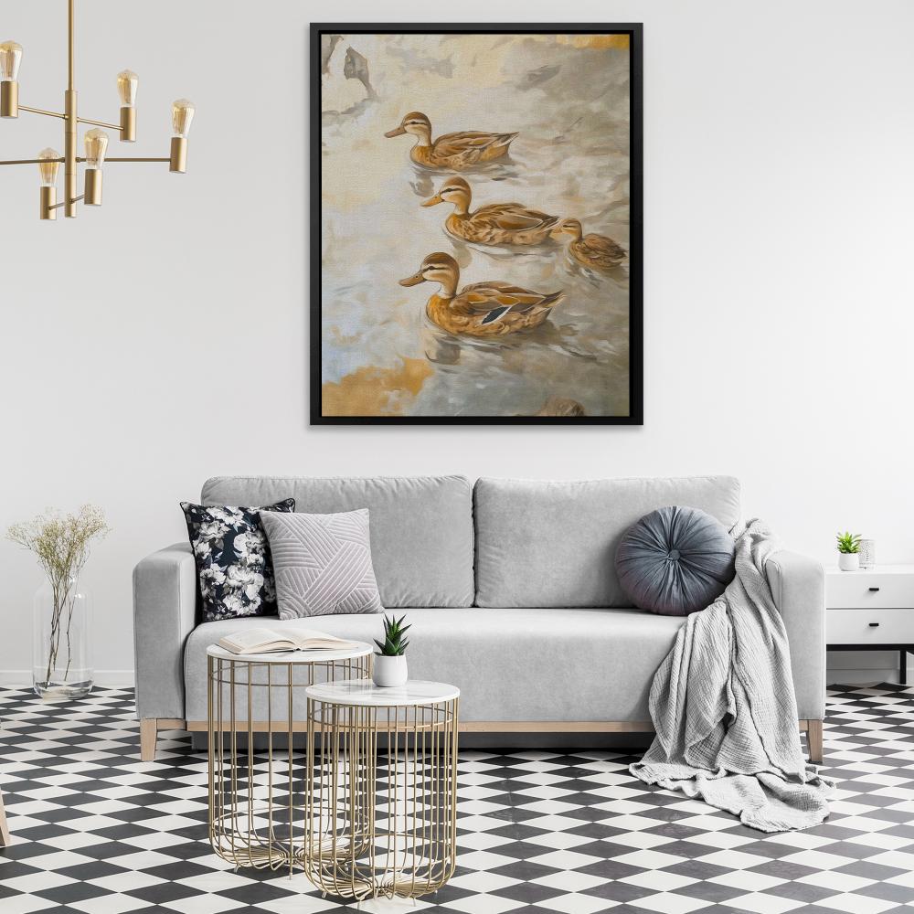 Mallard Ducklings - Luxury Wall Art