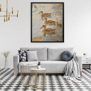 Mallard Ducklings - Luxury Wall Art
