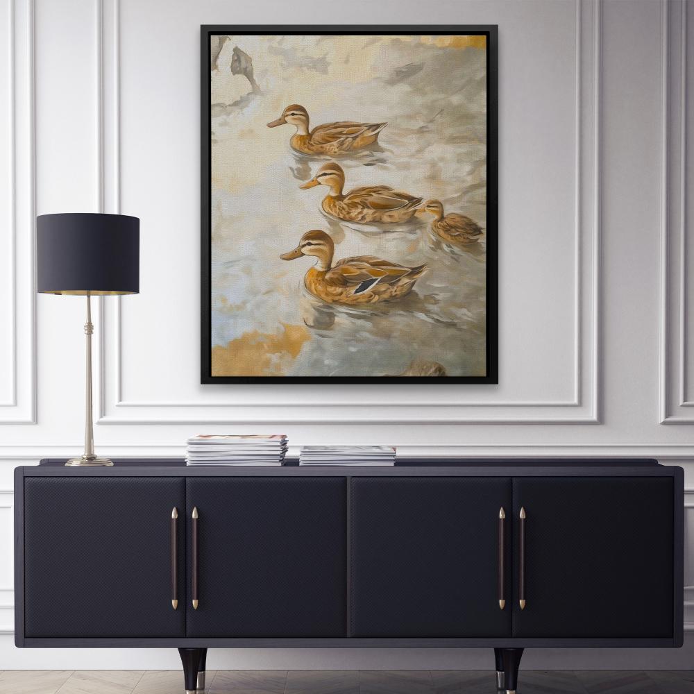 Mallard Ducklings - Luxury Wall Art
