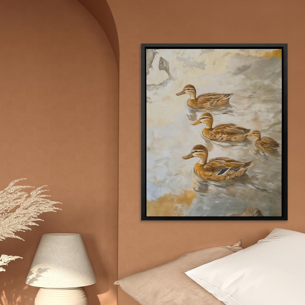 Mallard Ducklings - Luxury Wall Art
