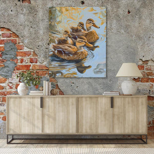 Mallard Family - Luxury Wall Art