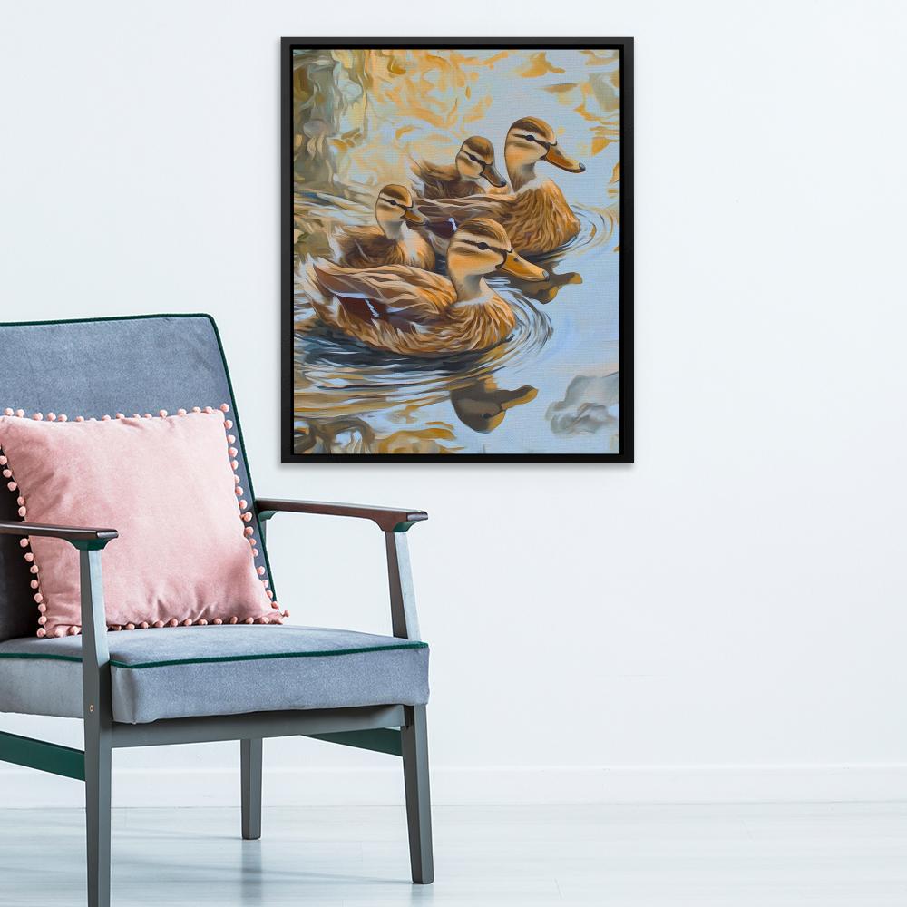 Mallard Family - Luxury Wall Art