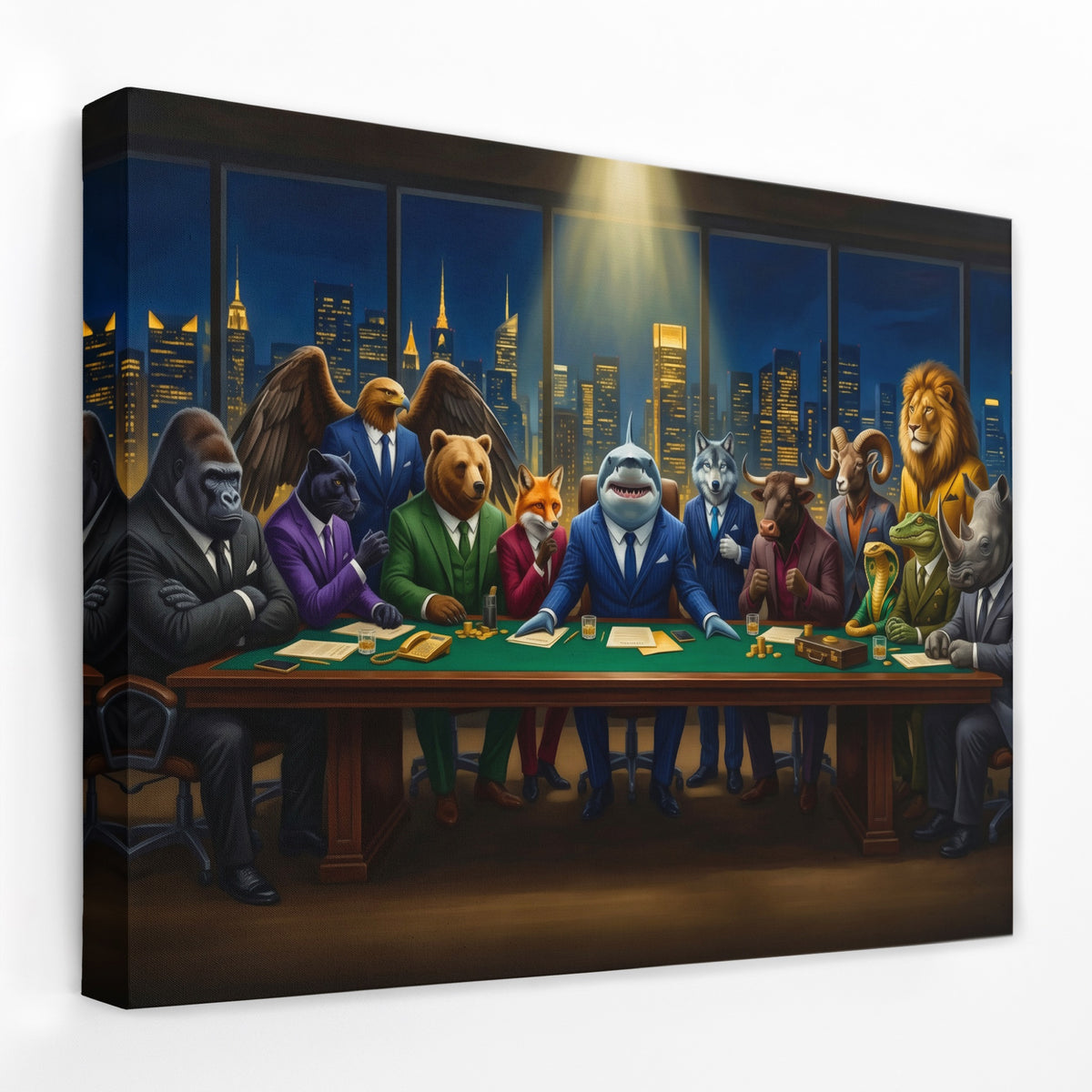 Mammals High Stakes — Mammals High Stakes Landscape   Side View   Mirror Wrap 136