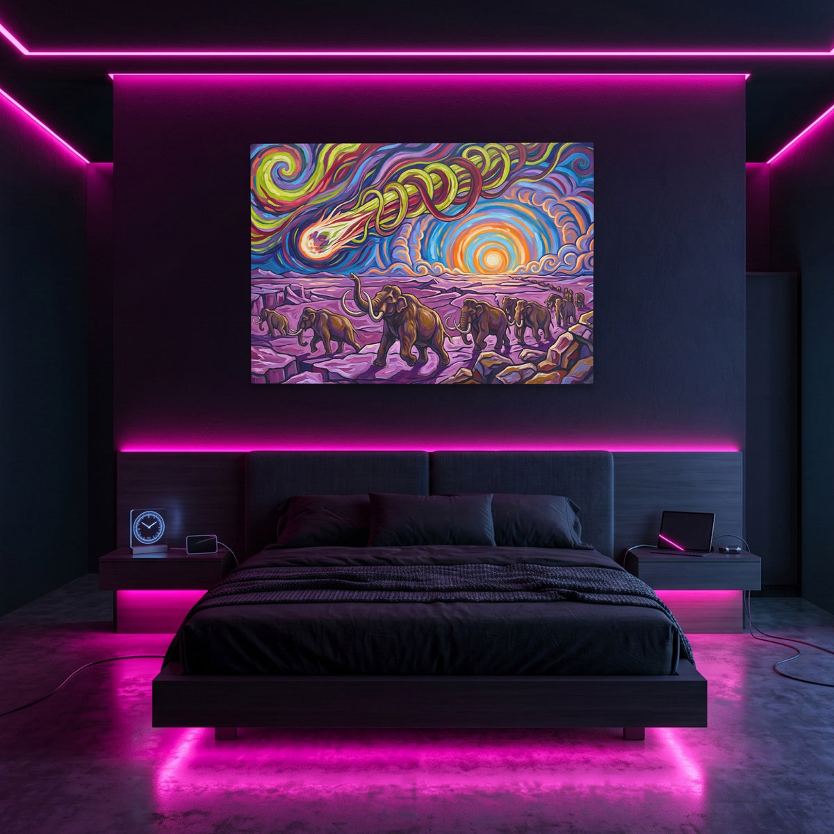 Mammoth Cosmic Exodus — Mammoth Cosmic Exodus Pink Neon Room Land 245