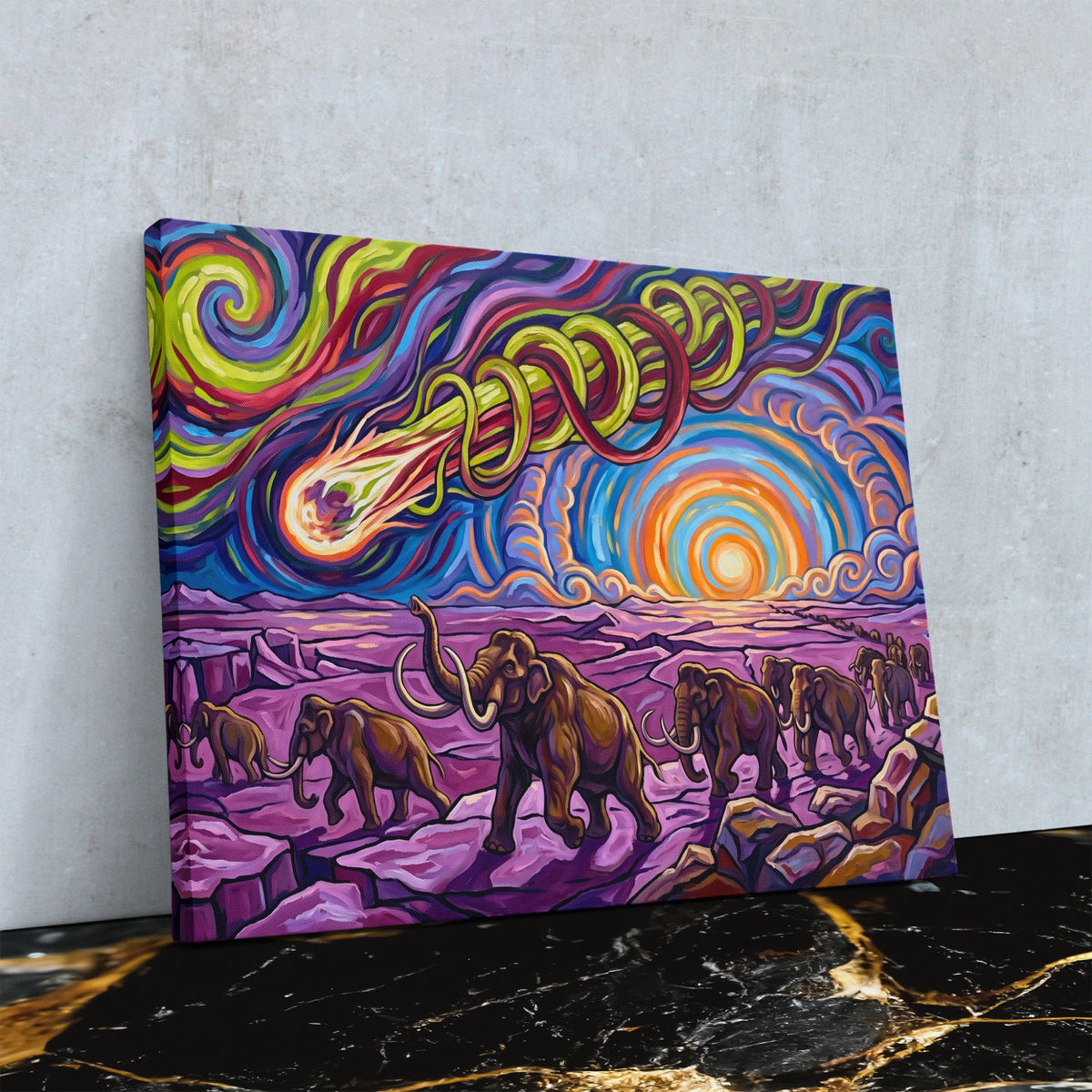 Mammoth Cosmic Exodus — Mammoth Cosmic Exodus Against Wall4x5 Reflect 14