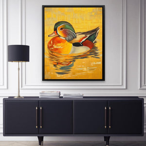 Mandarin Duck Glow - Luxury Wall Art