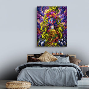 Mandrill Throne - Luxury Wall Art