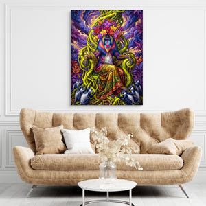 Mandrill Throne - Luxury Wall Art
