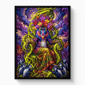 Mandrill Throne - Luxury Wall Art