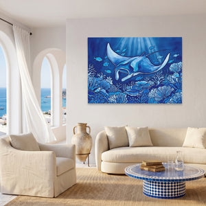 Manta Ray Descent — Manta Ray Descent Coast Living Room Land 120