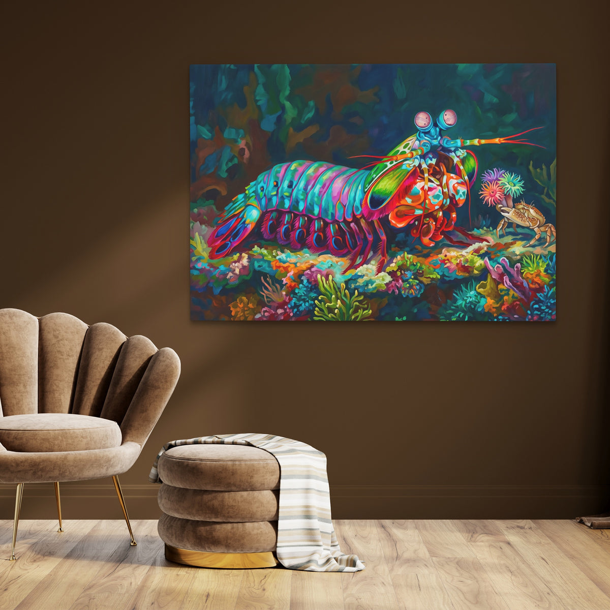 Mantis Shrimp Coral Kingdom — Mantis Shrimp Coral Kingdom brown room land 201